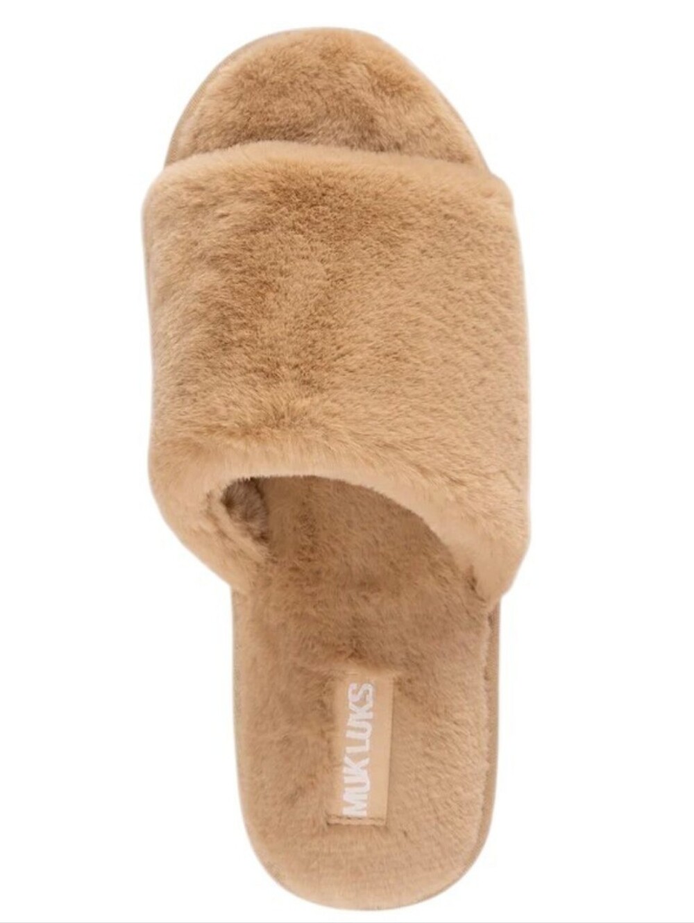 Muk Luks Womens Kirstey Slide Slipper Shoe Irish Cream Lounge Comfy Cozy Sz 7‎ 8